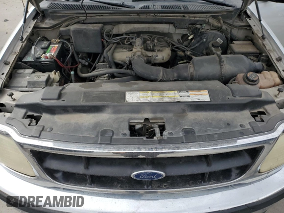 1998 Ford F-150 with VIN 2FTZX0729WCA50004, listed as a Copart auction lot 50028895 with 291,952 mi miles and Salvage title. Bid and sale history available at DreamBid. Image 11.