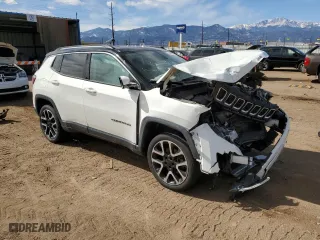 2018 Jeep Compass Limited with VIN 3C4NJDCB6JT272760, listed as a Copart auction lot 48931565 with 0 mi miles and Salvage Title. Bid and sale history available at carsss.com. Image 4.