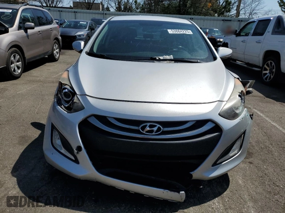 2014 Hyundai Elantra GT with VIN KMHD35LH6EU224649, listed as a Copart auction lot 53884225 with 126,050 mi miles and Salvage Title. Bid and sale history available at carsss.com. Image 5.