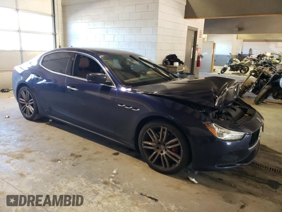 2016 Maserati Ghibli S with VIN ZAM57RSA2G1173532, listed as a Copart auction lot 41281714 with 79,873 mi miles. Bid and sale history available at carsss.com. Image 4.