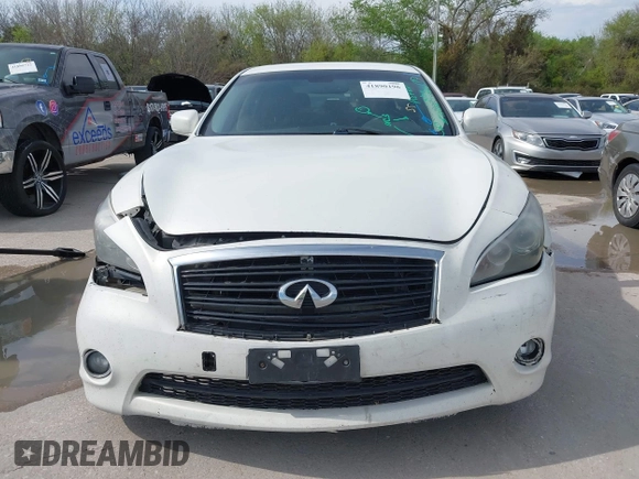 2013 Infiniti M with VIN JN1BY1AP4DM511067, listed as a IAAI auction lot 41890196 with 316,837 mi miles and . Bid and sale history available at DreamBid. Image 12.