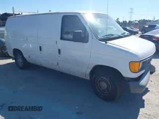 2006 Ford Econoline Cargo with VIN 1FTRE14W06HA83095, listed as a IAAI auction lot 42329493 with 189,119 mi miles and . Bid and sale history available at DreamBid. Image 3.