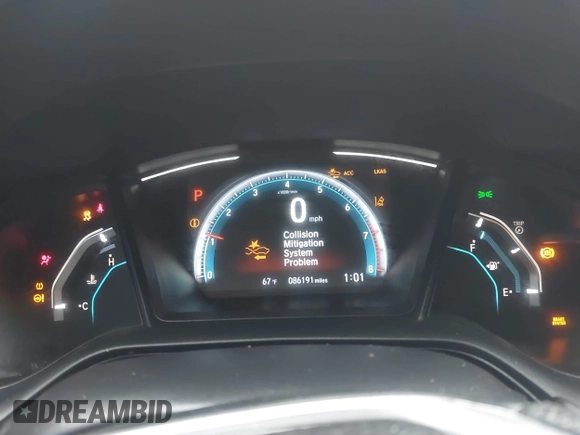 2020 Honda Civic LX with VIN 2HGFC2F60LH537283, listed as a IAAI auction lot 42200465 with 86,191 mi miles and . Bid and sale history available at DreamBid. Image 7.