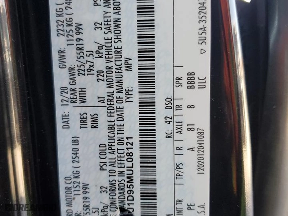 2021 Lincoln Corsair Standard with VIN 5LMCJ1D95MUL08121, listed as a Copart auction lot 77954544 with 77,730 mi miles and Salvage Title. Bid and sale history available at carsss.com. Image 16.