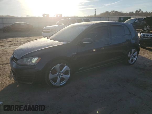 2015 Volkswagen Golf GTI Autobahn with VIN 3VW4T7AU9FM100037, listed as a Copart auction lot 37067544 with 79,783 mi miles and Salvage Title. Bid and sale history available at carsss.com. Image 1.