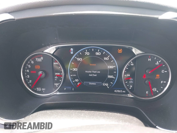 2022 Chevrolet Blazer Premier with VIN 3GNKBFR45NS177940, listed as a IAAI auction lot 42483925 with 42,865 mi miles and . Bid and sale history available at DreamBid. Image 7.