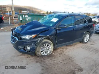 2020 Chevrolet Equinox LT with VIN 3GNAXUEV4LS684244, listed as a IAAI auction lot 41048446 with 41,000 mi miles. Bid and sale history available at carsss.com. Image 2.