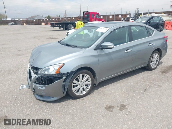 2013 Nissan Sentra FE+ S with VIN 3N1AB7AP2DL744262, listed as a IAAI auction lot 42021239 with 113,126 mi miles and . Bid and sale history available at DreamBid. Image 2.