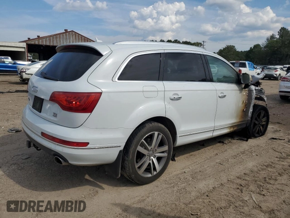 2013 Audi Q7 3.0L TDI Prestige with VIN WA1VMBFE9DD013699, listed as a Copart auction lot 69283894 with 0 mi miles and Salvage Title. Bid and sale history available at carsss.com. Image 3.