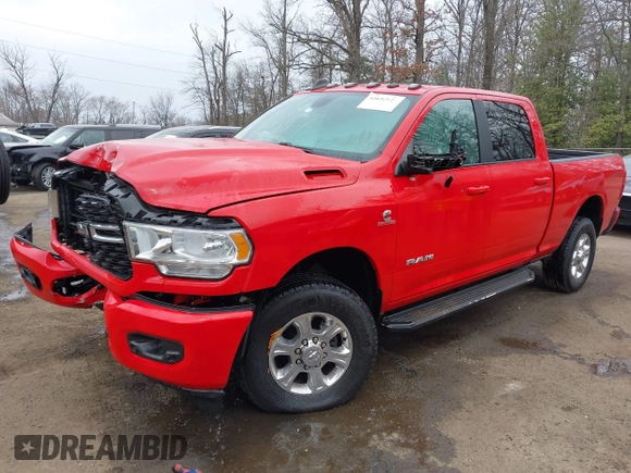 2022 Ram 2500 Big Horn with VIN 3C6UR5DLXNG149728, listed as a IAAI auction lot 41652824 with 45,415 mi miles and . Bid and sale history available at DreamBid. Image 17.