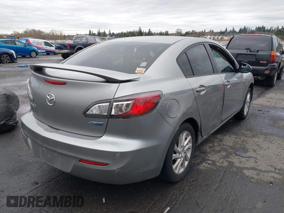 2012 Mazda 3 i Touring with VIN JM1BL1V84C1608638, listed as a IAAI auction lot 41533492 with 132,923 mi miles. Bid and sale history available at carsss.com. Image 4.