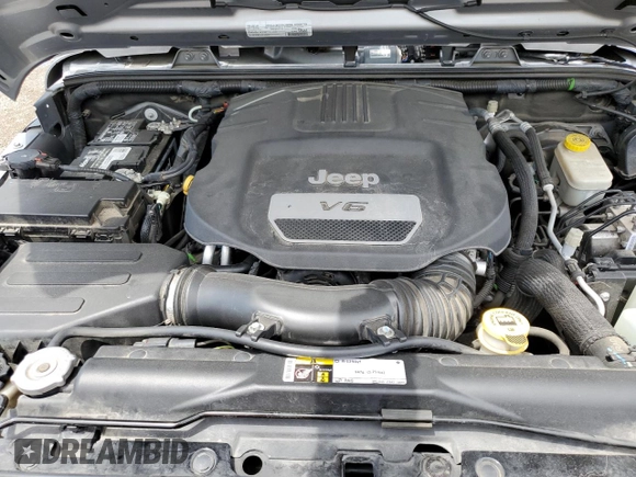 2016 Jeep Wrangler Unlimited Sport with VIN 1C4BJWDG8GL346676, listed as a Copart auction lot 57972665 with 57,515 mi miles and Salvage title. Bid and sale history available at DreamBid. Image 11.
