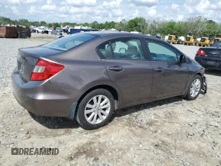 2012 Honda Civic EX-L with VIN 2HGFB2F92CH572839, listed as a Copart auction lot 51507805 with 95,881 mi miles and Salvage Title. Bid and sale history available at DreamBid. Image 3.