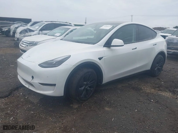 2024 Tesla Model Y with VIN 7SAYGDED5RA333553, listed as a IAAI auction lot 40809117 with NaN miles. Bid and sale history available at carsss.com. Image 2.