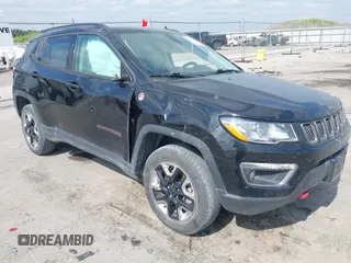 2017 Jeep Compass Trailhawk with VIN 3C4NJDDB6HT631047, listed as a IAAI auction lot 42457508 with 59,414 mi miles and . Bid and sale history available at DreamBid. Image 1.