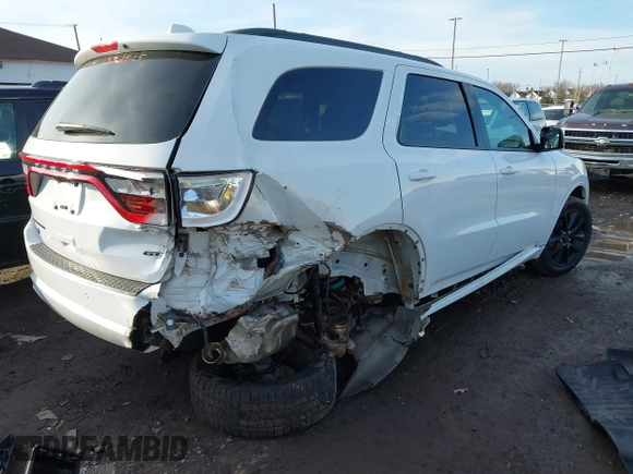 2018 Dodge Durango GT with VIN 1C4RDJDGXJC291325, listed as a IAAI auction lot 41832731 with 65,612 mi miles and . Bid and sale history available at DreamBid. Image 4.
