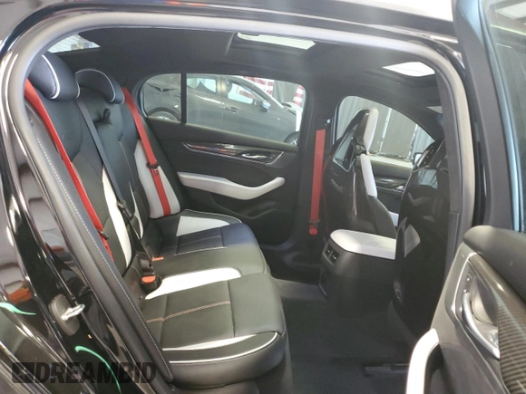 2022 Cadillac CT5-V Blackwing with VIN 1G6D35R67N0810538, listed as a Copart auction lot 77955214 with 18,813 mi miles and Salvage Title. Bid and sale history available at carsss.com. Image 10.