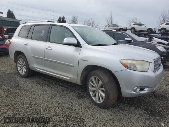 2009 Toyota Highlander Limited with VIN JTEEW44A692031958, listed as a Copart auction lot 45312135 with 319,035 mi miles and Salvage title. Bid and sale history available at DreamBid. Image 4.