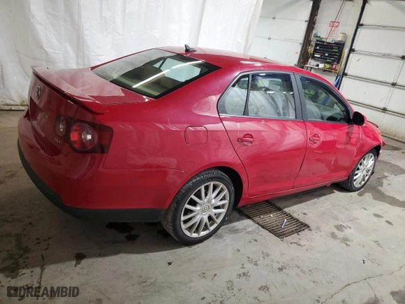 2008 Volkswagen Jetta Sedan Wolfsburg with VIN 3VWRJ71K48M123206, listed as a Copart auction lot 66570624 with 190,432 mi miles and Salvage Title. Bid and sale history available at carsss.com. Image 3.