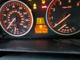2008 BMW 5 Series 535xi with VIN WBANV93538CZ70418, listed as a Copart auction lot 47811245 with 181,109 mi miles and Salvage Title. Bid and sale history available at carsss.com. Image 9.