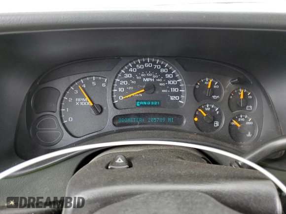 2004 Chevrolet Tahoe LS z VIN 1GNEC13T64R216680, wystawiony jako Copart lot #47055305 z przebiegiem 205 789 mil mil oraz Czysty tytuł • Clean title. Historia ofert i sprzedaży dostępna na DreamBid. Obrazek 9.