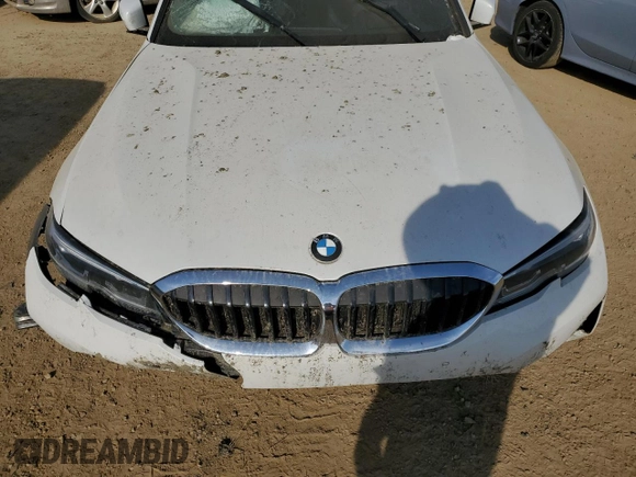 2020 BMW 3 Series 330i with VIN WBA5R1C05LFJ05290, listed as a Copart auction lot 48253655 with Not Provided miles and Salvage Title. Bid and sale history available at DreamBid. Image 12.