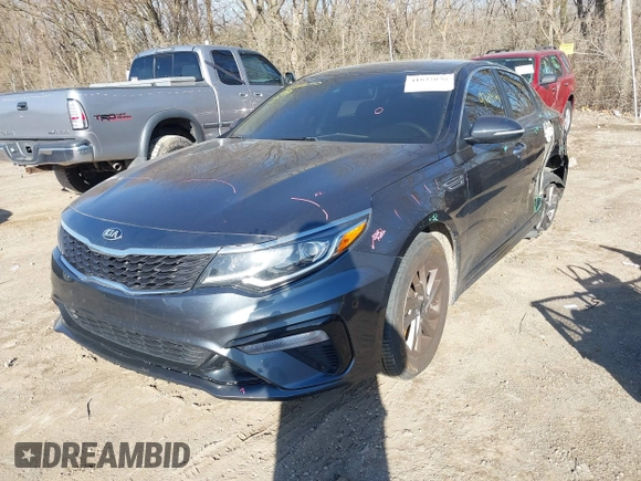 2020 Kia Optima LX with VIN 5XXGT4L31LG384991, listed as a IAAI auction lot 41822050 with 97,604 mi miles. Bid and sale history available at carsss.com. Image 17.