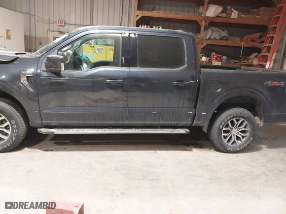 2021 Ford F-150 XL with VIN 1FTEW1EP3MFC77745, listed as a IAAI auction lot 41504651 with 24,710 mi miles. Bid and sale history available at carsss.com. Image 14.