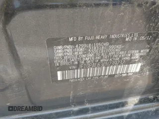 2012 Subaru Impreza Special Sports Premium с VIN JF1GPAL63CH239232, выставлен на аукционе IAAI как лот 42500382 с пробегом 138 723 миль миль и . История ставок и продаж доступна на DreamBid. Изображение 9.