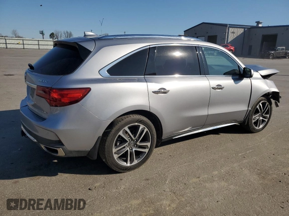 2017 Acura MDX w/Advance Pkg with VIN 5FRYD4H85HB034875, listed as a Copart auction lot 47434035 with 173,792 mi miles and Salvage Title. Bid and sale history available at carsss.com. Image 3.