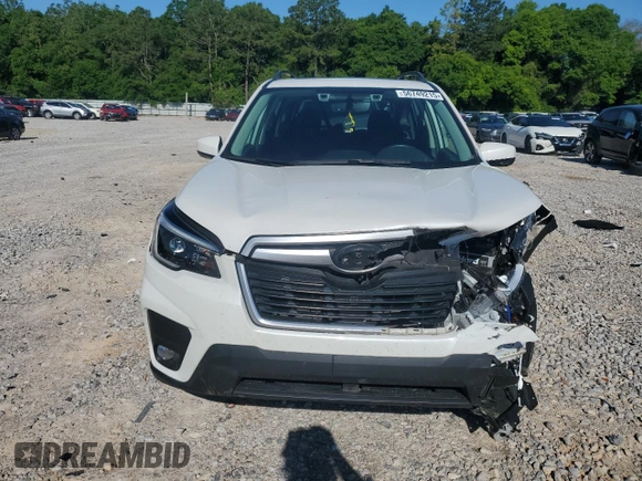 2021 Subaru Forester Premium with VIN JF2SKAFC3MH544057, listed as a Copart auction lot 56749215 with 56,890 mi miles and Salvage title. Bid and sale history available at DreamBid. Image 5.