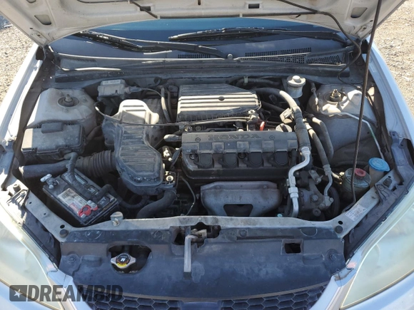 2005 Honda Civic Cpe LX with VIN 1HGEM22585L020146, listed as a Copart auction lot 54014185 with 189,567 mi miles and Salvage Title. Bid and sale history available at carsss.com. Image 11.