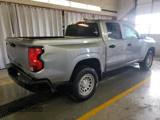 2024 Chevrolet Colorado 2WD Work Truck with VIN 1GCGSBEC6R1125843, listed as a Copart auction lot 80292464 with 12,476 mi miles and Clean title. Bid and sale history available at DreamBid. Image 3.