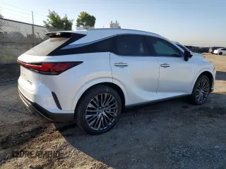 2025 Lexus RX 350h with VIN 2T2BBMCA4SC065324, listed as a Copart auction lot 49874505 with 3,849 mi miles and Salvage title. Bid and sale history available at DreamBid. Image 3.
