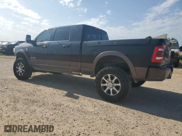 2024 Ram 2500 Longhorn with VIN 3C6UR5PLXRG187056, listed as a Copart auction lot 55500255 with 29,198 mi miles and Salvage title. Bid and sale history available at DreamBid. Image 2.