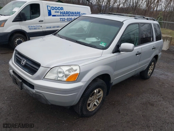 2004 Honda Pilot EX with VIN 2HKYF18534H617991, listed as a IAAI auction lot 41855906 with 193,084 mi miles. Bid and sale history available at carsss.com. Image 2.