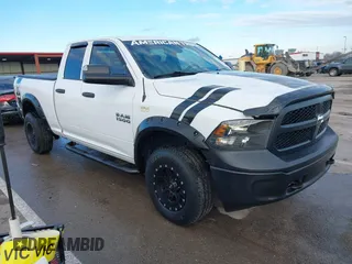 2014 Ram 1500 Express with VIN 1C6RR7FT2ES439193, listed as a IAAI auction lot 41028014 with 92,013 mi miles. Bid and sale history available at carsss.com. Image 1.