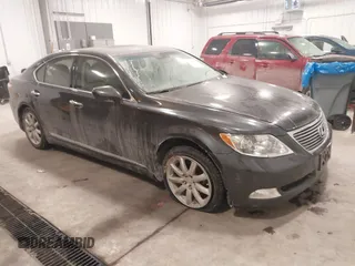 2008 Lexus LS 460 with VIN JTHBL46FX85065454, listed as a IAAI auction lot 41592217 with 1 mi miles. Bid and sale history available at carsss.com. Image 1.