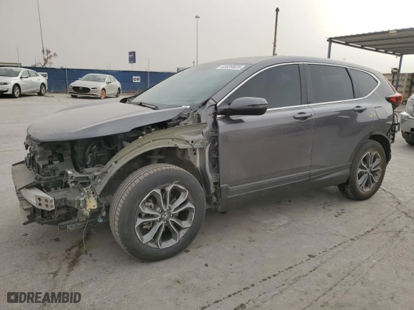 2022 Honda CR-V EX with VIN 5J6RW1H54NA015673, listed as a Copart auction lot 43639825 with 23,135 mi miles and Salvage Title. Bid and sale history available at carsss.com. Image 1.