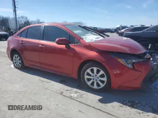2020 Toyota Corolla LE with VIN 5YFEPRAE4LP064942, listed as a Copart auction lot 46306455 with 73,351 mi miles and Salvage Title. Bid and sale history available at DreamBid. Image 4.