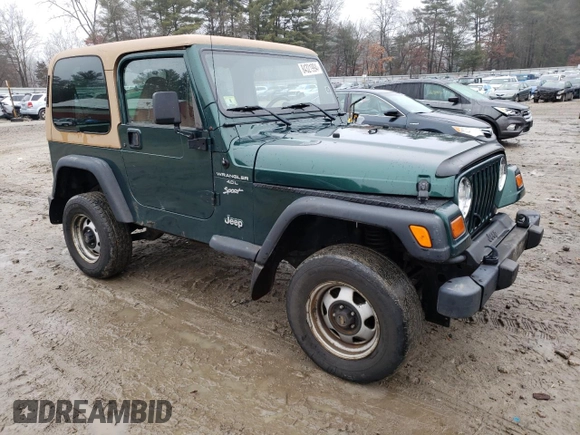 1999 Jeep Wrangler Sport with VIN 1J4FY19S2XP446059, listed as a Copart auction lot 84321994 with 183,068 mi miles and Clean Title. Bid and sale history available at carsss.com. Image 4.
