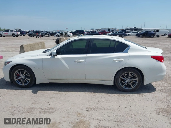 2017 Infiniti Q50 Premium with VIN JN1EV7AP6HM742437, listed as a IAAI auction lot 42018723 with 85,608 mi miles and . Bid and sale history available at DreamBid. Image 14.