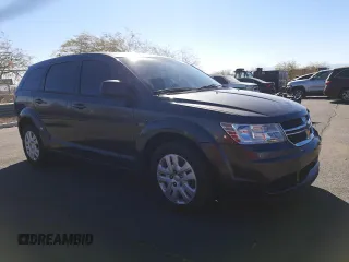 2014 Dodge Journey American Value Pkg with VIN 3C4PDCAB8ET303350, listed as a Copart auction lot 44808995 with 124,435 mi miles and Salvage Title. Bid and sale history available at carsss.com. Image 4.