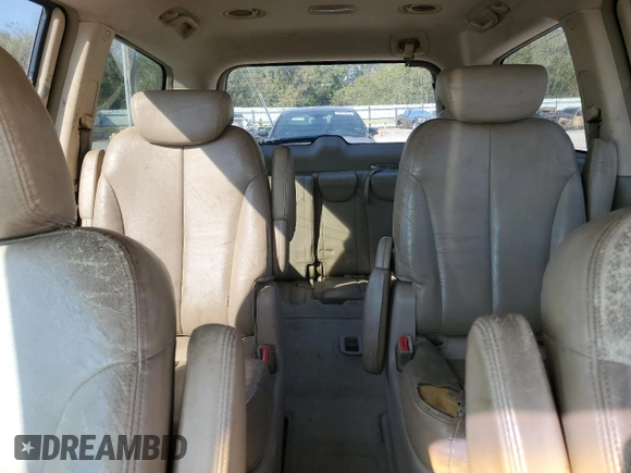 2007 Kia Sedona EX with VIN KNDMB233976173357, listed as a Copart auction lot 75049784 with 213,508 mi miles and Salvage Title. Bid and sale history available at carsss.com. Image 10.