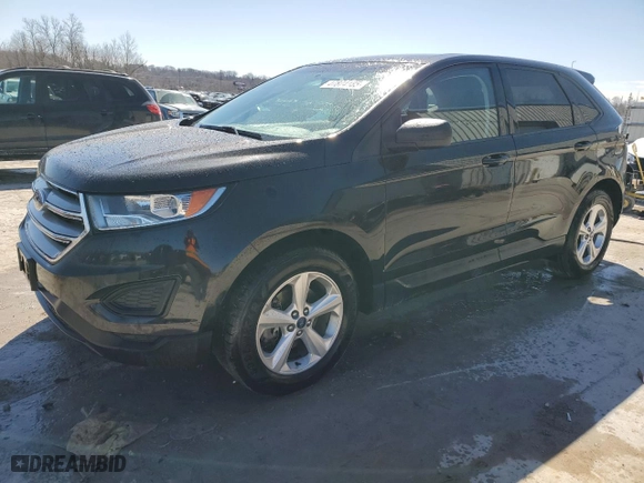 2015 Ford Edge SE with VIN 2FMTK3G85FBC33573, listed as a Copart auction lot 47874185 with 72,016 mi miles and Salvage Title. Bid and sale history available at carsss.com. Image 1.