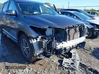 2019 Infiniti QX60 LUXE with VIN 5N1DL0MN7KC532048, listed as a IAAI auction lot 41206582 with 77,675 mi miles. Bid and sale history available at carsss.com. Image 17.