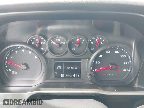 2020 Chevrolet Silverado 1500 Work Truck with VIN 1GCRYAEF9LZ178802, listed as a IAAI auction lot 42223546 with 59,038 mi miles and . Bid and sale history available at DreamBid. Image 7.