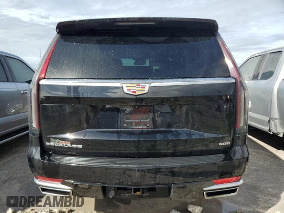 2023 Cadillac Escalade 4WD Luxury with VIN 1GYS4AKL2PR422989, listed as a Copart auction lot 76705344 with Not provided miles and Non repairable. Bid and sale history available at DreamBid. Image 6.