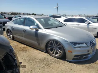 2013 Audi S7 Prestige with VIN WAU32BFC8DN109137, listed as a Copart auction lot 65836384 with 55,570 mi miles and Salvage Title. Bid and sale history available at carsss.com. Image 4.