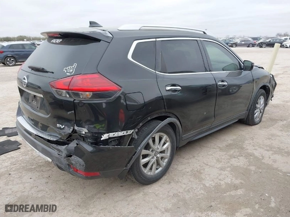 2017 Nissan Rogue S with VIN KNMAT2MT5HP612354, listed as a IAAI auction lot 41371657 with 100,077 mi miles. Bid and sale history available at carsss.com. Image 4.